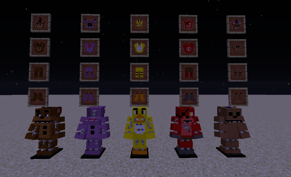 Скачать Five Nights at Freddy’s [1.8] для Minecraft